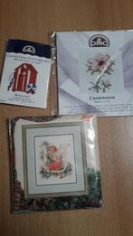 3 nieuwe borduurpakketjes, mag ook apart., Hobby en Vrije tijd, Borduren en Borduurmachines, Ophalen, Nieuw, Borduurpakket