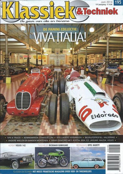 Klassiek & Techniek 195 2014 : Volvo 142 - Opel Kadett B Car, Boeken, Auto's | Folders en Tijdschriften, Gelezen, Algemeen, Ophalen of Verzenden