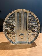 Vintage Walther Glas Wielvaas - Heiner Düsterhaus, Overige kleuren, Ophalen of Verzenden, Minder dan 50 cm, Glas