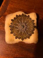 Vintage Zilveren Broche Bloem Design, Sieraden, Tassen en Uiterlijk, Broches, Ophalen of Verzenden, Gebruikt, 4 tot 7 cm, Zilver