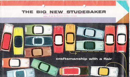 Studebaker autofolder uit 1956, Boeken, Auto's | Folders en Tijdschriften, Gelezen, Overige merken, Verzenden