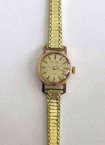 Vintage Sandoz Swiss made mechanisch dames horloge van '50