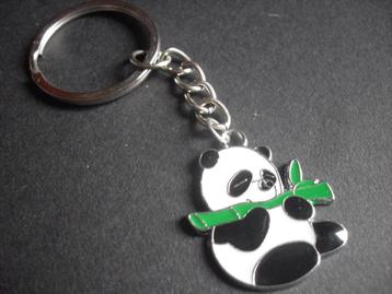 Panda metalen sleutelhanger - nieuw- (2)