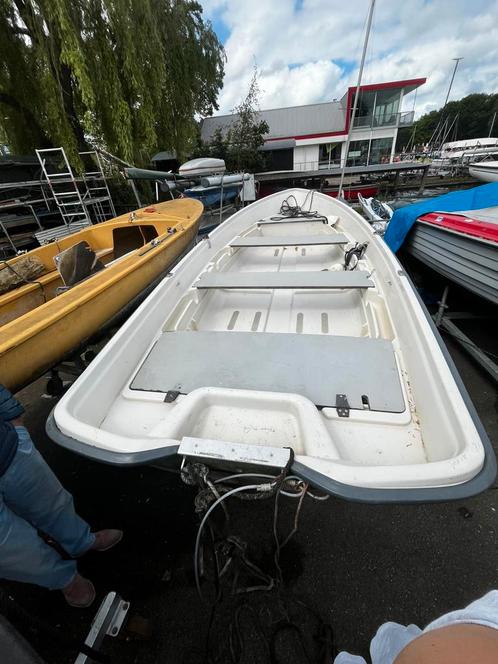 Terhi 440 met mercury 4taks 4pk langstaart, Watersport en Boten, Vis- en Consoleboten, Gebruikt, Tot 10 pk, 3 tot 6 meter, Benzine