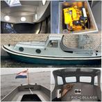 Geklonken stalen kruiser / vlet/sleepbootje, Ophalen, Gebruikt, Staal, Diesel