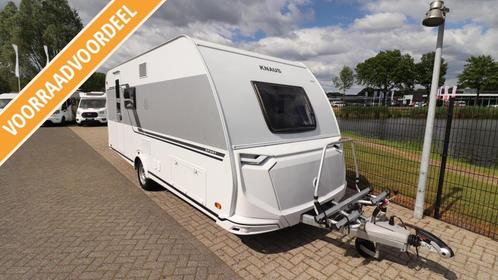 Knaus Sport 500QDK BJ. 23 1800KG/Stapelbedden/voortent, Caravans en Kamperen, Caravans, Bedrijf, tot en met 4, 1000 - 1250 kg