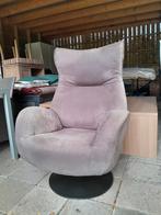 Relaxfauteuil fauteuil draaistoel ~ stoel grijs draaien poot, Ophalen, Gebruikt, 75 tot 100 cm, 50 tot 75 cm