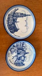 2 Bredase delfts blauwe bordjes, Antiek en Kunst, Ophalen of Verzenden