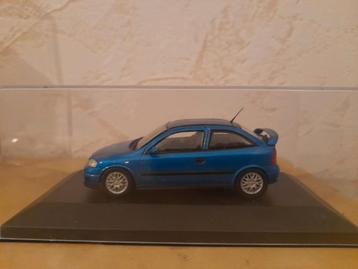 Opel Astra G OPC Hatchback Ardenblauw 1:43 (incl box) beschikbaar voor biedingen