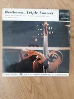 Beethoven, triple concert vinylplaat, Cd's en Dvd's, Vinyl | Klassiek, Gebruikt, Ophalen of Verzenden, Classicisme