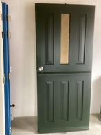 Merbau voordeur 211 x 93 cm met glas, Doe-het-zelf en Verbouw, Ophalen, 80 tot 100 cm, 200 tot 215 cm, Glas
