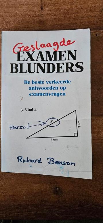 Geslaagde examen blunders beschikbaar voor biedingen