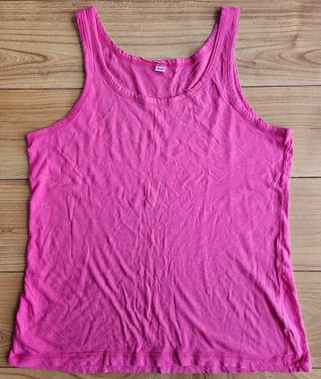 Fuchsiaroze singlet / top -  maat XL beschikbaar voor biedingen
