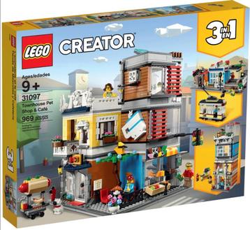 Lego 31097 Creator Woonhuis, Dierenwinkel & Café beschikbaar voor biedingen