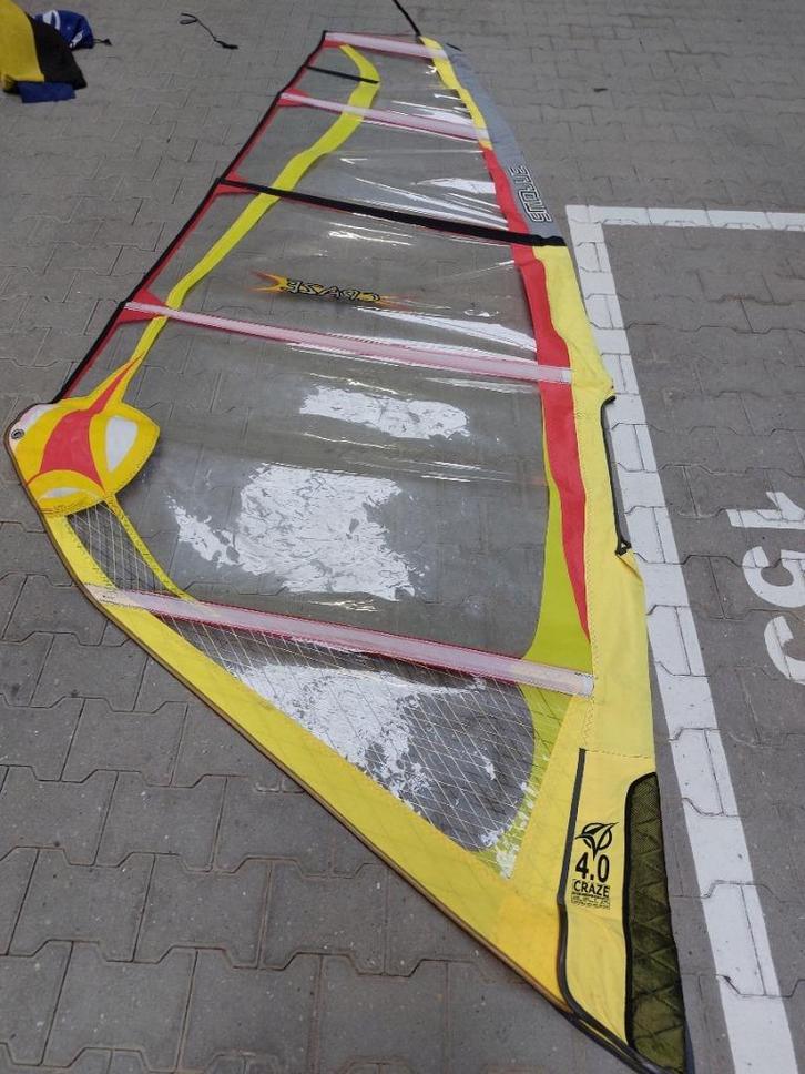 Zeilen, masten, giek, vinnen, surftrolley, etc., Watersport en Boten, Windsurfen, Gebruikt, Overige typen, Minder dan 5 m², Ophalen