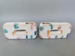 Set vintage kubistisch keramiek Hans Wagner ? Mid century, Verzenden