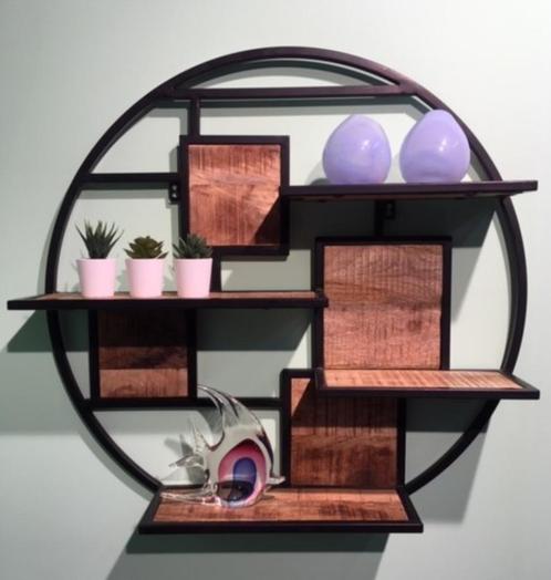 Rond wandrek / boekenplank, diameter 80 cm GRATIS VERZENDING, Huis en Inrichting, Woonaccessoires | Wandplanken en Boekenplanken