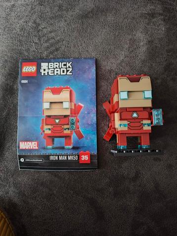 LEGO BrickHeadz 41604 Iron Man MK50 beschikbaar voor biedingen
