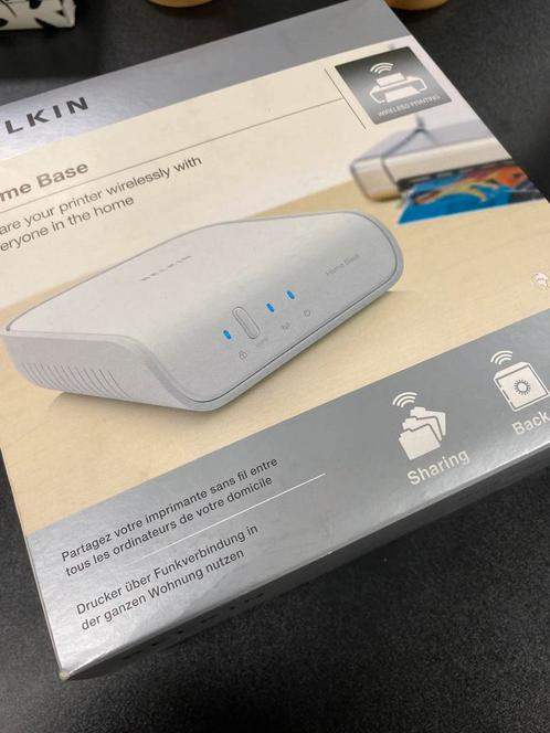 Belkin Home Base - witte uitvoering - nieuw in doos, Computers en Software, Accesspoints, Zo goed als nieuw, Ophalen of Verzenden