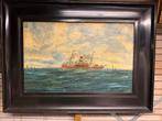 Klassiek Schilderij: Schip 'Nederland' RHA vd Stak  gesigne, Ophalen