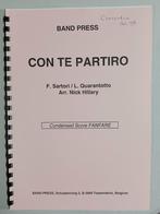 Bladmuziek Con te Partiro te koop, Muziek en Instrumenten, Bladmuziek, Ophalen of Verzenden, Zo goed als nieuw, Artiest of Componist
