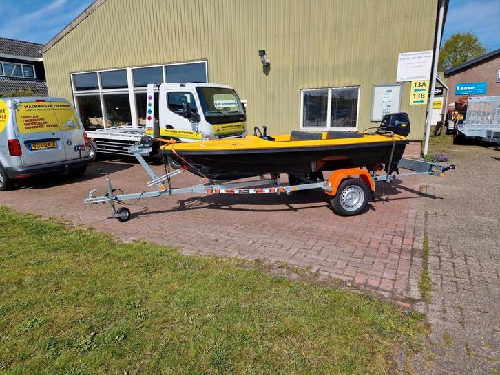 Speedboot/tourboot, Watersport en Boten, Speedboten, Gebruikt, 3 tot 6 meter, Benzine, Minder dan 70 pk, Polyester, Buitenboordmotor