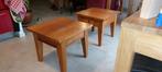 2x Teak Salontafels 60x60, Huis en Inrichting, Ophalen, Gebruikt, 50 tot 100 cm, Vierkant