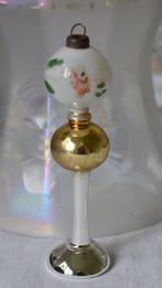 antieke kerstbal staande olielamp, Ophalen of Verzenden, Gebruikt