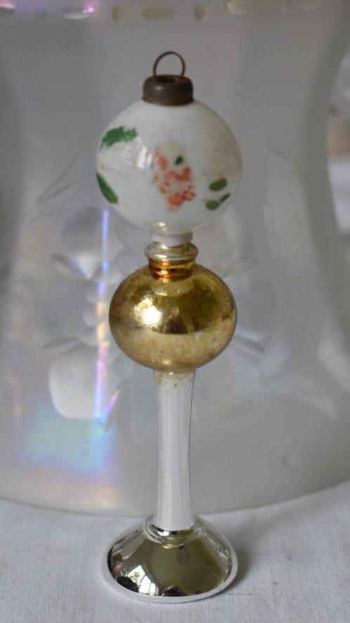 antieke kerstbal staande olielamp, Diversen, Kerst, Gebruikt, Ophalen of Verzenden