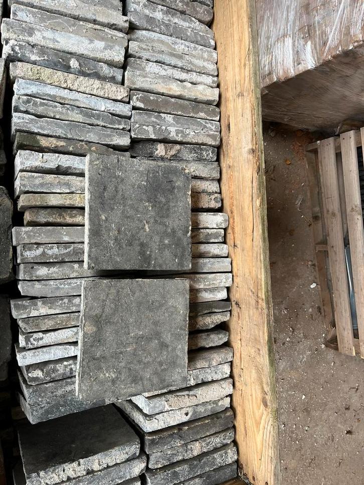 Estrikken ( boeren plavuizen) 17 m2, Doe-het-zelf en Verbouw, Vloerdelen en Plavuizen, Zo goed als nieuw, Plavuizen, Steen of Klei