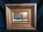 Stil Leven Schilderij op Hout, Gesigneerd, Ophalen of Verzenden