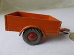 1955 Dinky Toys 341 LAND ROVER TRAILER +TREKOOG/HAAK ORANJE, Dinky Toys, Gebruikt, Ophalen of Verzenden, Auto