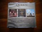 queen greatest hits 1 2 en 3 cd box platinum collection, Ophalen of Verzenden, Zo goed als nieuw, Poprock