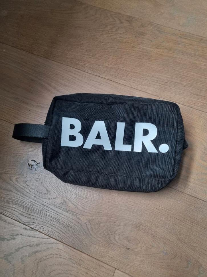 Nieuwe zwart met blauwe Balr. toilettas., Sieraden, Tassen en Uiterlijk, Toilettassen, Nieuw, Heer of Dame, Blauw, Ophalen of Verzenden