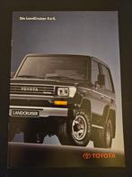 Brochure Toyota Landcruiser 4x4 1990, Boeken, Auto's | Folders en Tijdschriften, Ophalen of Verzenden, Zo goed als nieuw, Toyota