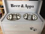 Etens- en drinkbakken steigerhout met GRATIS naam  hond, Dieren en Toebehoren, Ophalen of Verzenden, Nieuw