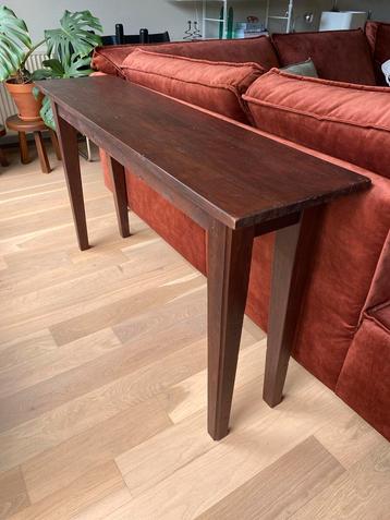 Houten Consoletafel/Bijzettafel - Hardhout beschikbaar voor biedingen
