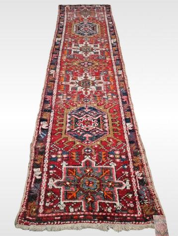 Handgeknoopt Perzisch wol tapijt loper Karaja Iran 50x236cm beschikbaar voor biedingen