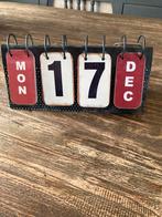 Ijzeren staande letter en cijfer kalender, Huis en Inrichting, Ophalen of Verzenden, Zo goed als nieuw