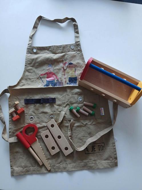 Buurman en buurman houten klus set, Kinderen en Baby's, Speelgoed | Houten speelgoed, Zo goed als nieuw, Overige typen, Ophalen