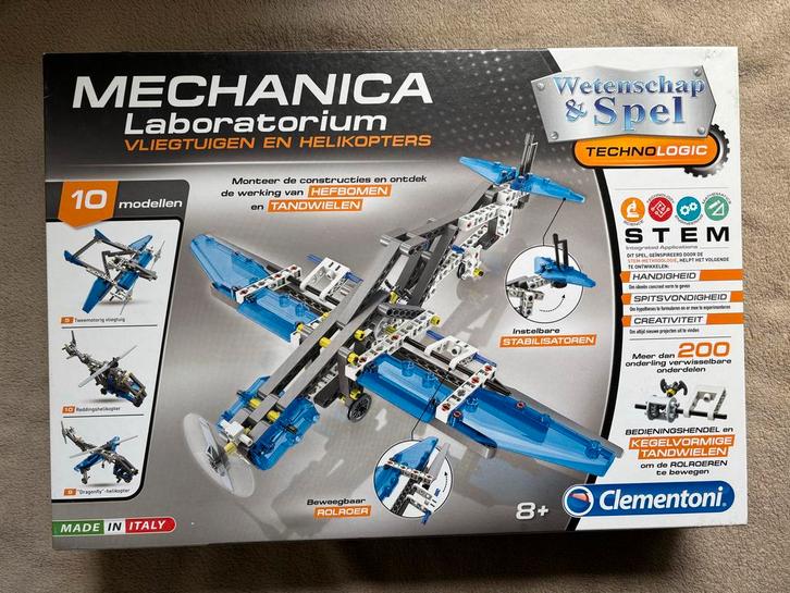 Mechanica Laboratorium Vliegtuigen en Helikopters, Kinderen en Baby's, Speelgoed | Educatief en Creatief, Zo goed als nieuw, Bouwen