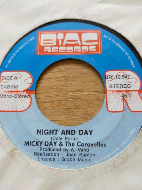 Micky Day & th Caravelles , night and day, Cd's en Dvd's, Vinyl Singles, Zo goed als nieuw, Pop, Ophalen of Verzenden