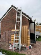 Ladder - 3 Delen, Doe-het-zelf en Verbouw, Ladders en Trappen, Ophalen, Gebruikt, Ladder, Opvouwbaar of Inschuifbaar