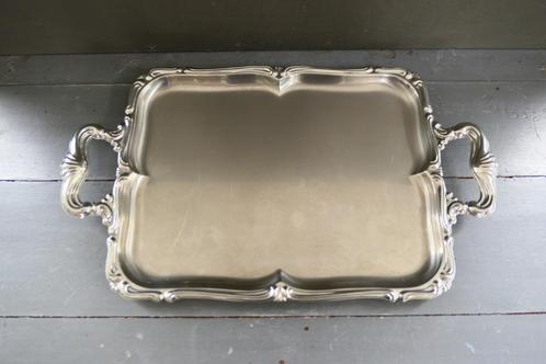 Vintage Alessi RVS dienblad serveerschaal, Huis en Inrichting, Woonaccessoires | Dienbladen, Zo goed als nieuw, Metaal, Rechthoekig