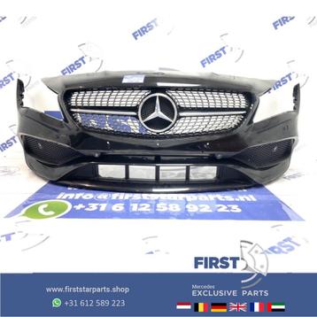 W117 VOORBUMPER AMG Facelift Mercedes 2013-2018 zwart origin beschikbaar voor biedingen