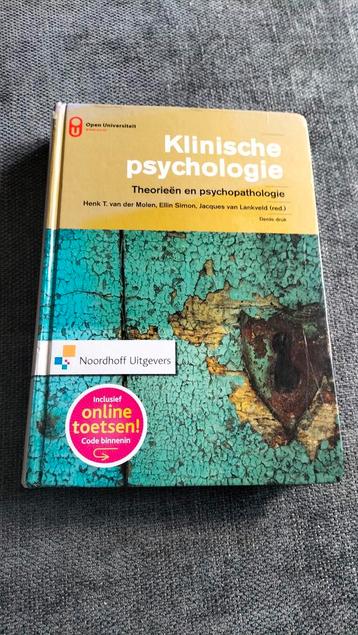 Klinische psychologie - Theorieën en psychopathologie beschikbaar voor biedingen