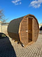 200cm sauna tuinsauna / barrelsauna / compact / 0 bezorging, Sport en Fitness, Sauna, Nieuw, Complete sauna, Ophalen, Fins of Traditioneel