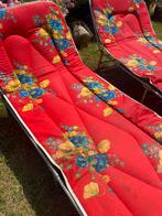 Bijzondere Set!! Retro vintage stretchers strandbedden, Ophalen of Verzenden, Zo goed als nieuw