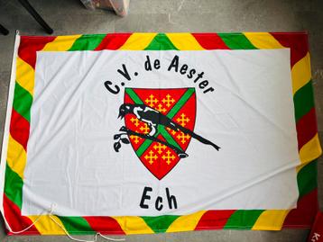 Zgan officiële carnavals vlag van C.V de Aester Ech beschikbaar voor biedingen
