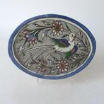 Mid-century Perzische hand geschilderde tegel, Ophalen of Verzenden